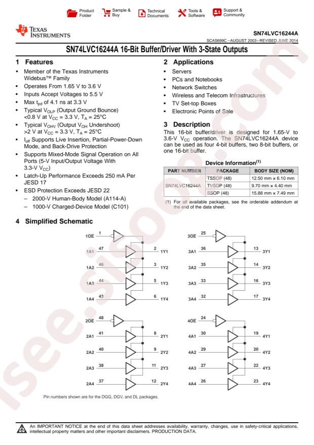 SN74LVC16244ADGG