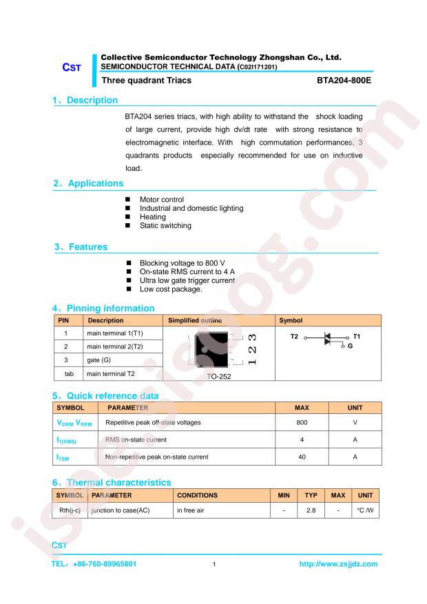 BTA204-800E