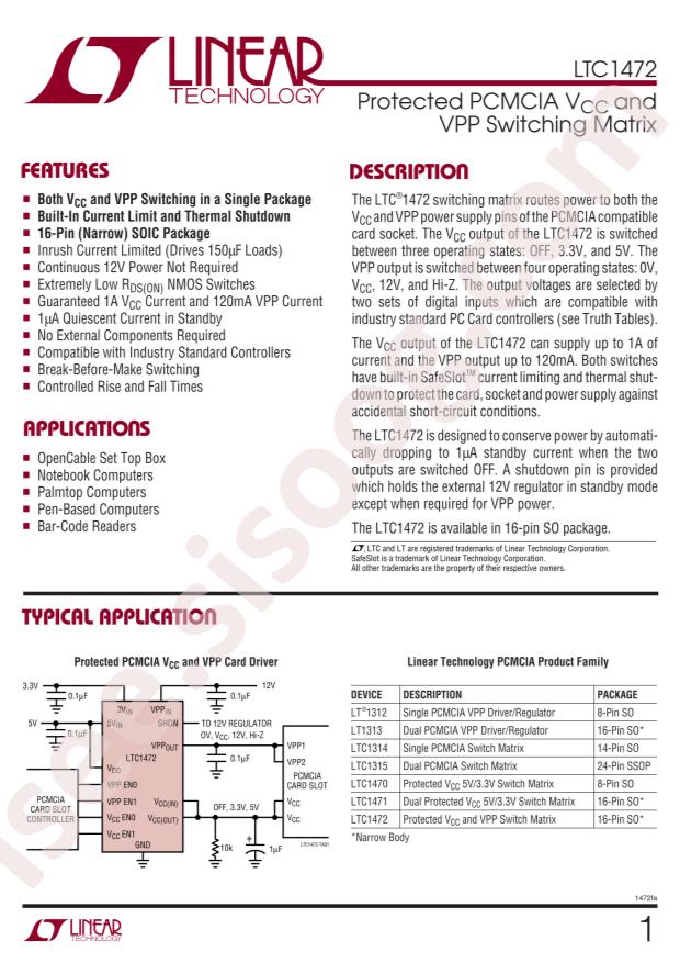 LTC1472CS#PBF
