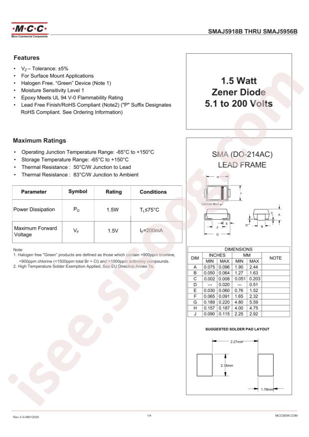 SMAJ5928B-TP