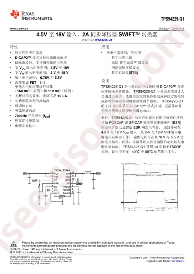 TPS54225TPWPRQ1