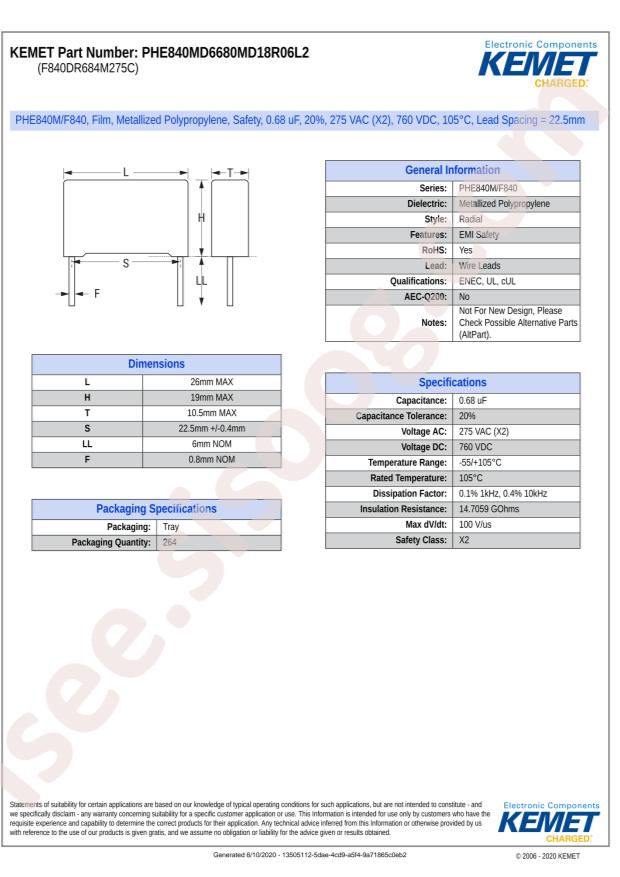 PHE840MD6680MD18R06L2