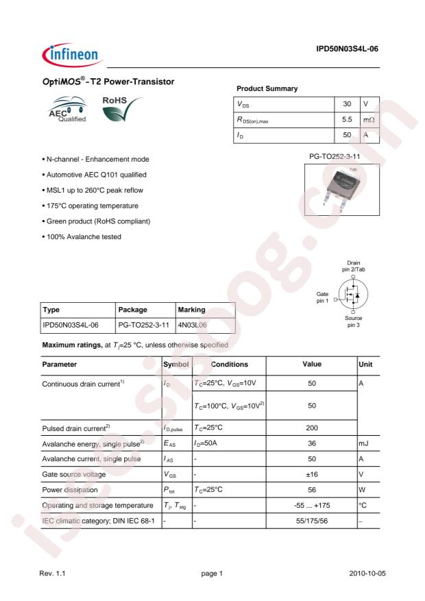 IPD50N03S4L-06
