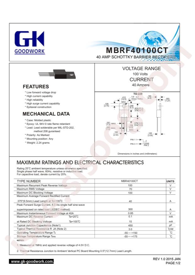 MBRF40100CT
