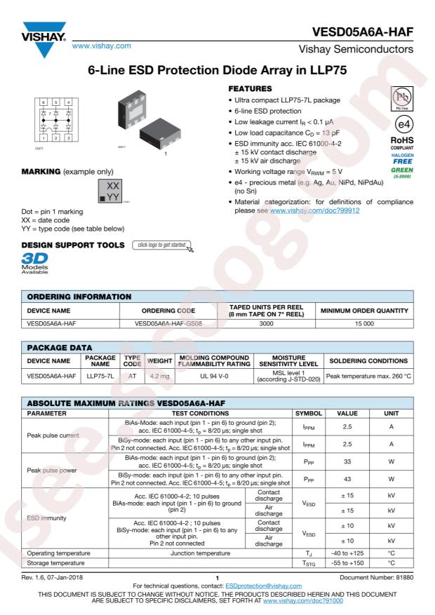 VESD05A6A-HAF-GS08