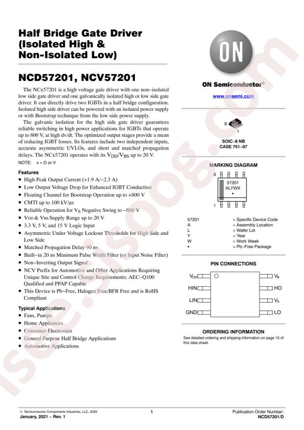 NCV57201DR2G