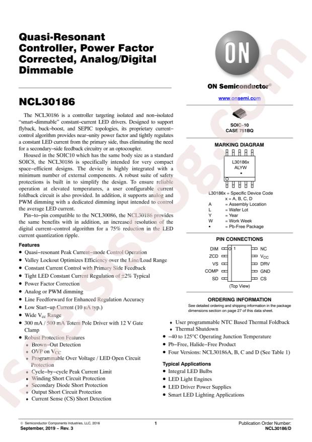 NCL30186DDR2G