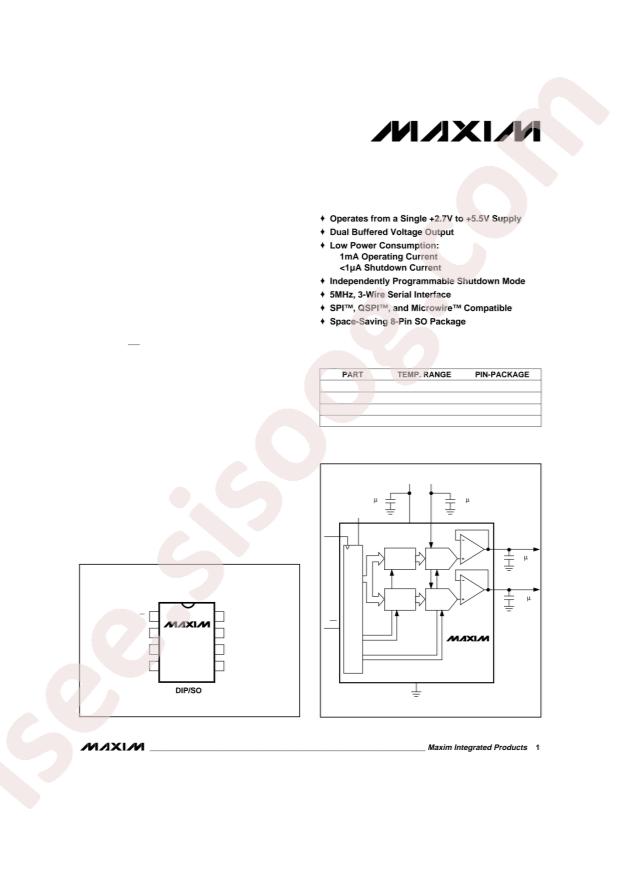 MAX522ESA+
