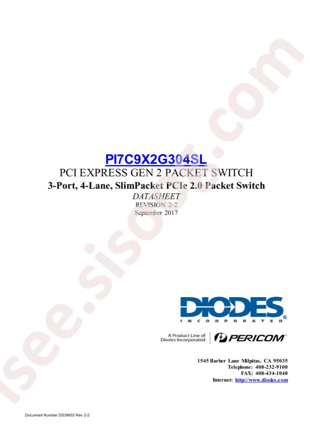 PI7C9X2G304SLBFDE