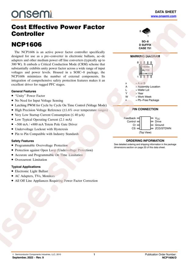NCP1606BDR2G