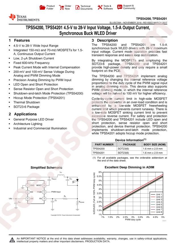 TPS54200DDCR