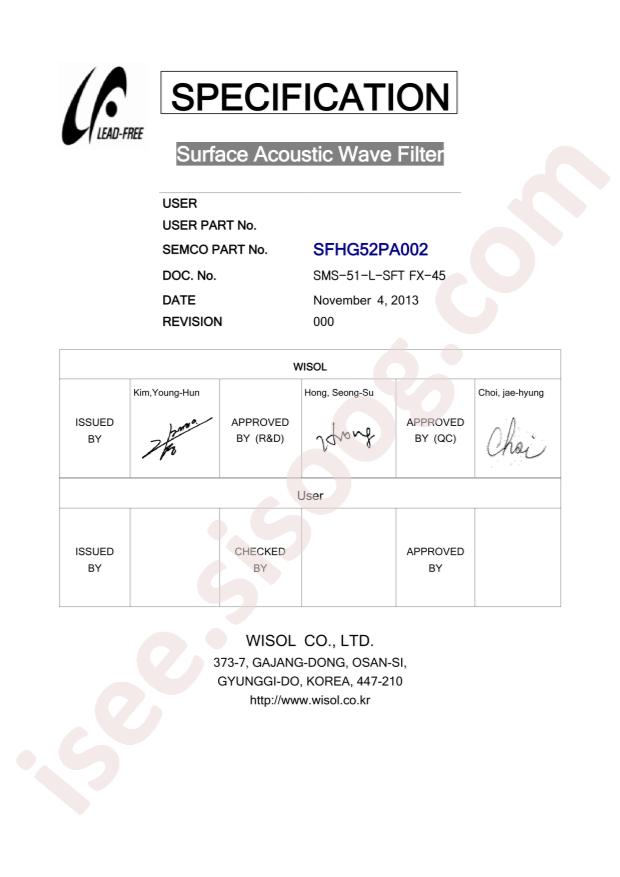 SFHG52PA002