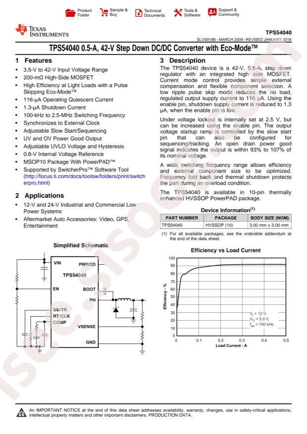 TPS54040DGQ