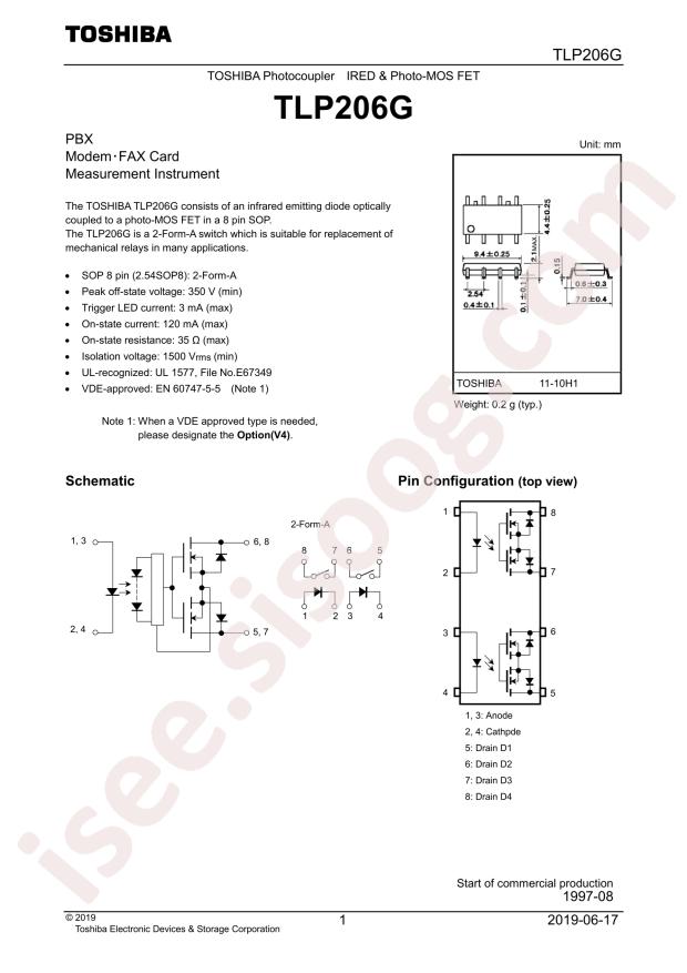 TLP206G(TP,F)