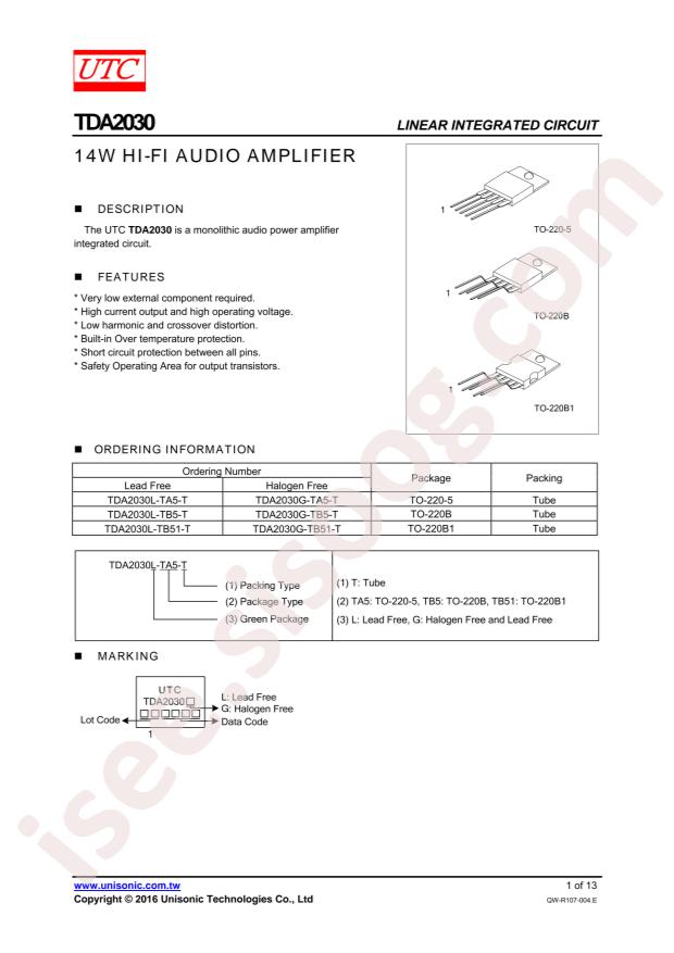 TDA2030L-TB5-T