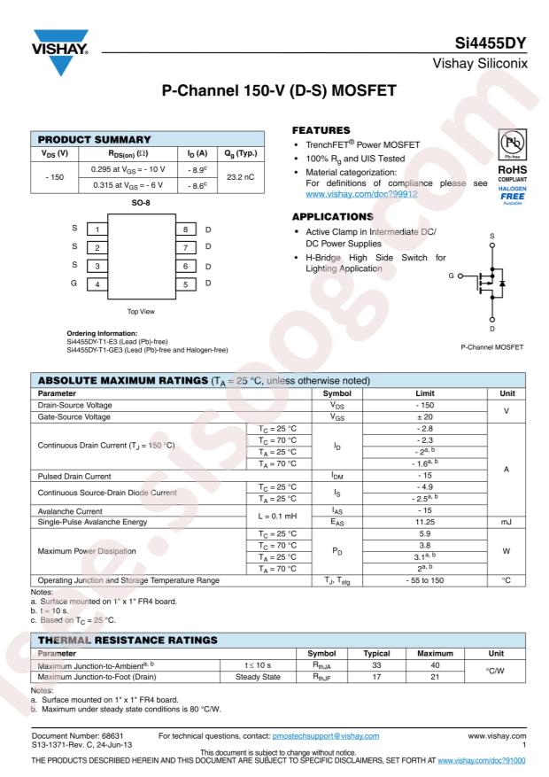 SI4455DY-T1-E3