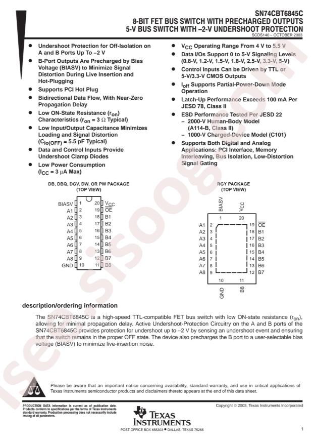 SN74CBT6845CPWR