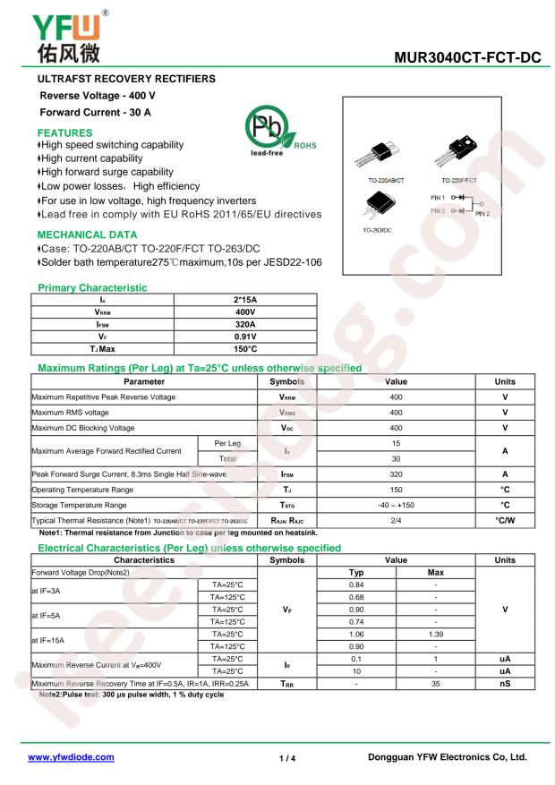 MUR3040CT