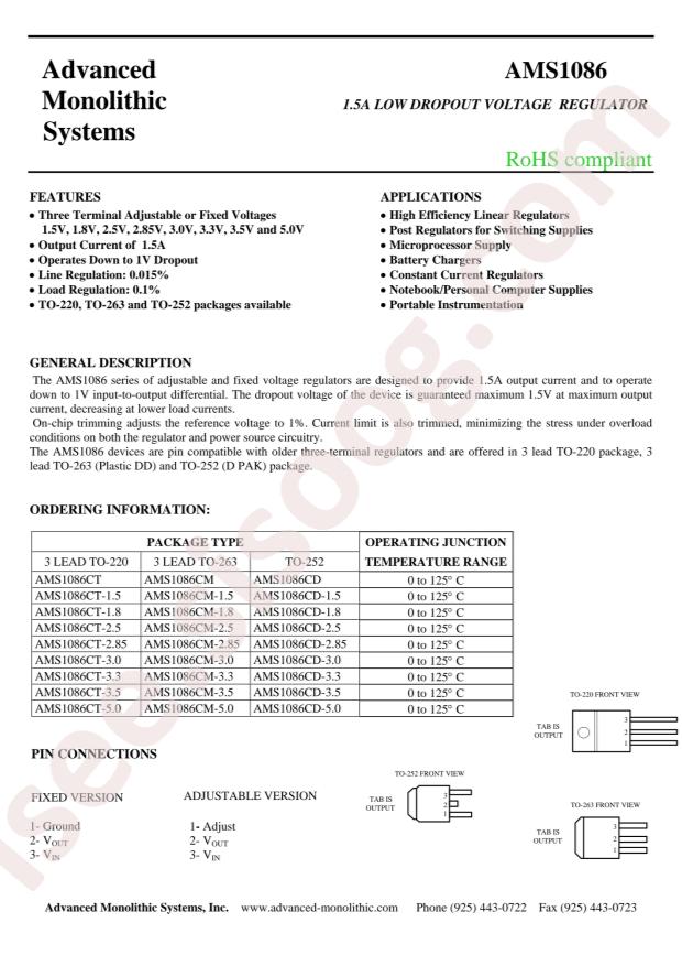 AMS1086CD-3.3