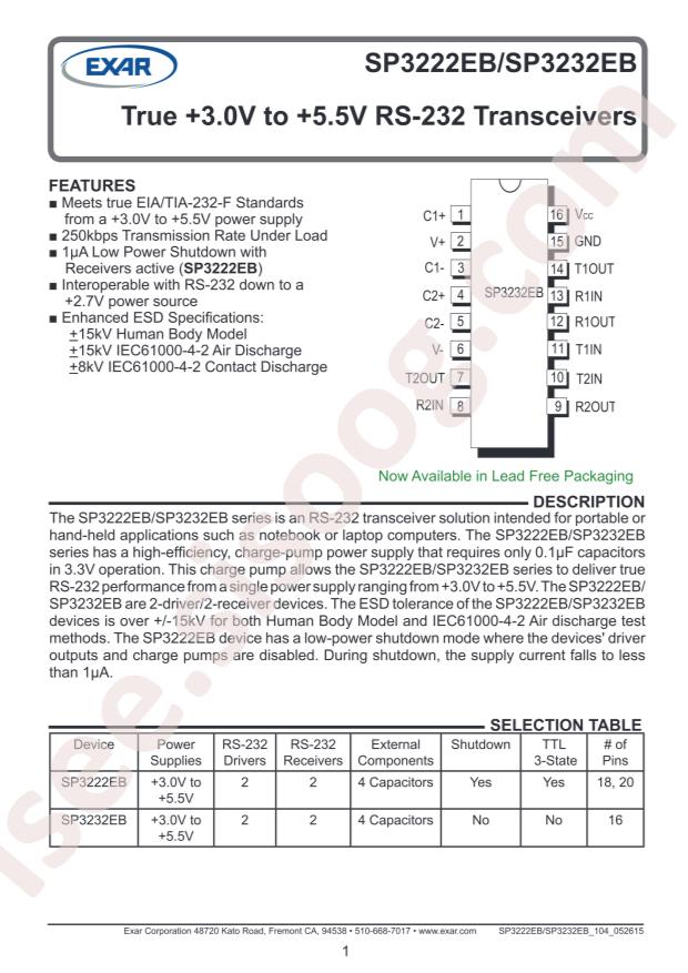 SP3232EBCY-L