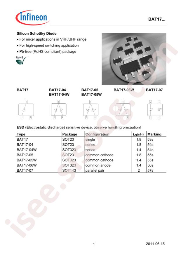 BAT1705WH6327XTSA1