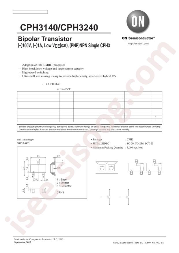 CPH3240-TL-E