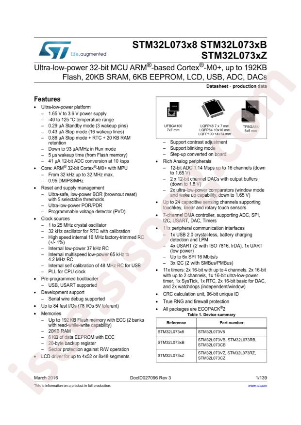 STM32L073RZT6
