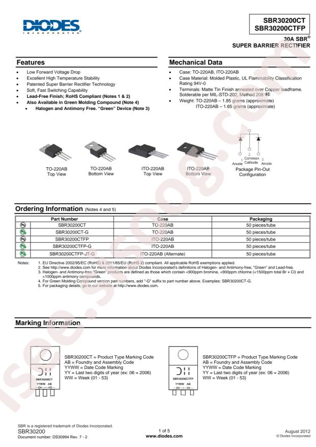 SBR30200CT