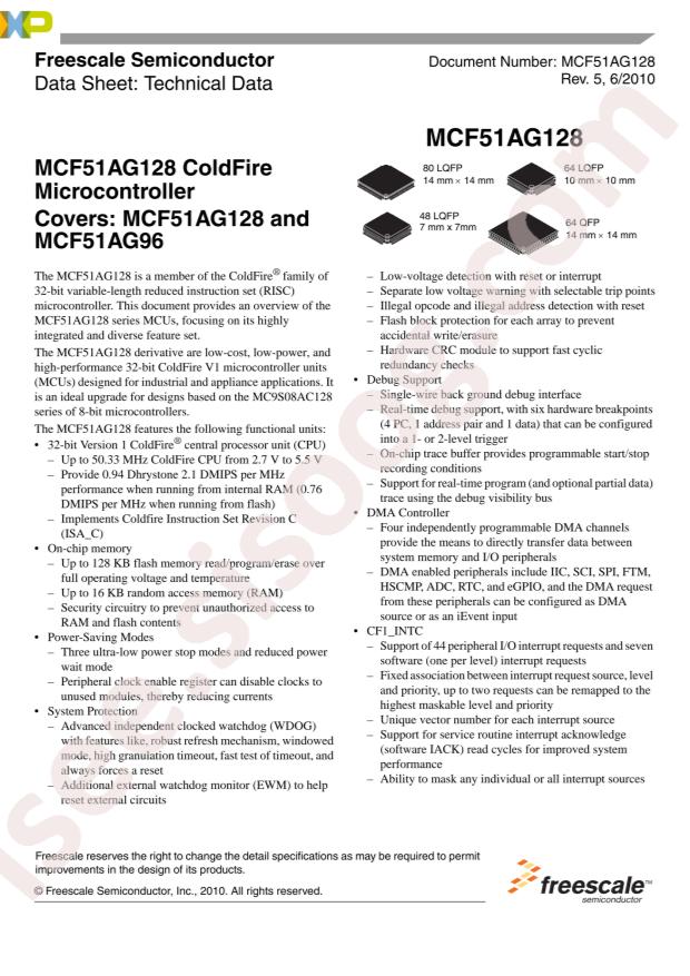 MCF51AG128CLH