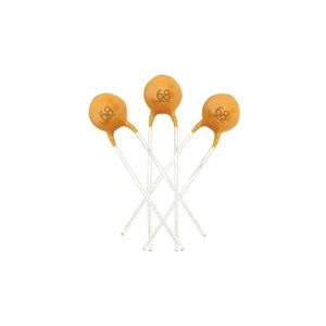 Ceramic Disk Capacitor 68pF 50V – خازن عدسی، 68 پیکوفاراد، 50 ولت