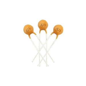 Ceramic Disk Capacitor 470pF 50V – خازن عدسی، 470 پیکوفاراد، 50 ولت