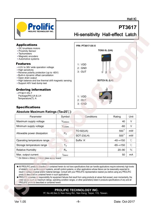 PT3617F1SAG8P1