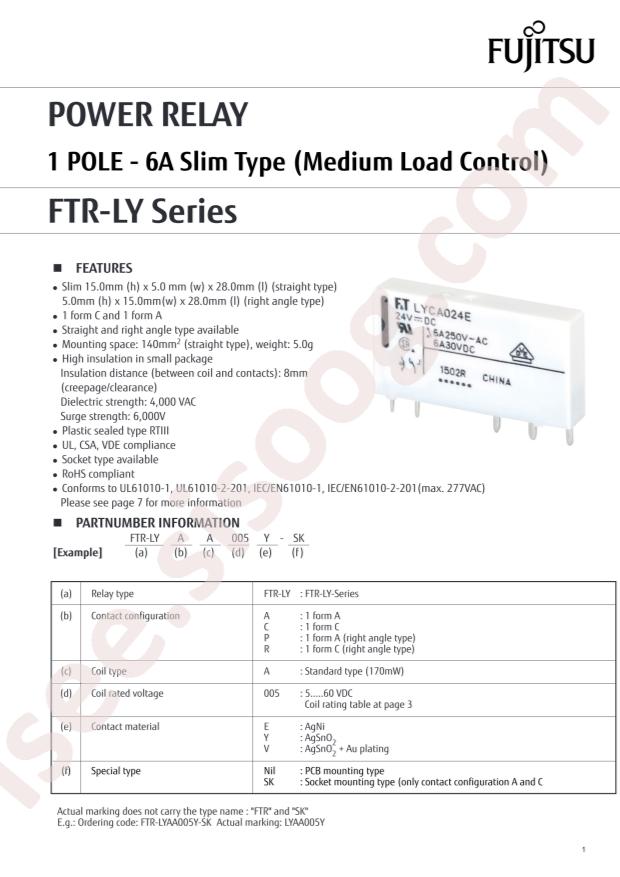 FTR-LYCA024V