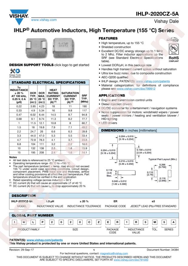 IHLP2020CZER2R2M5A