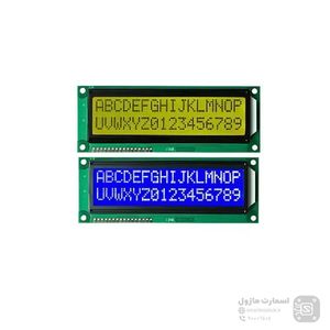 نمایشگر LCD 16*2 آبی و زرد