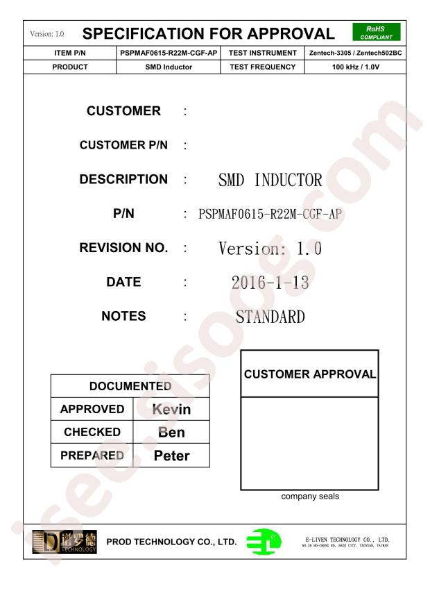 PSPMAF0615-R22M-CGF-AP