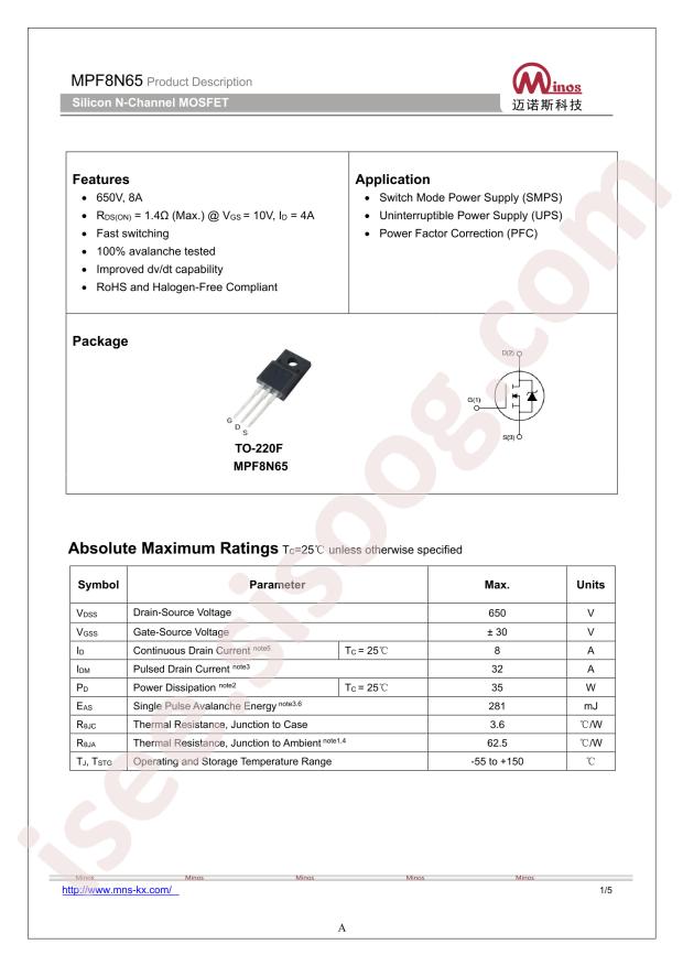 MPF8N65