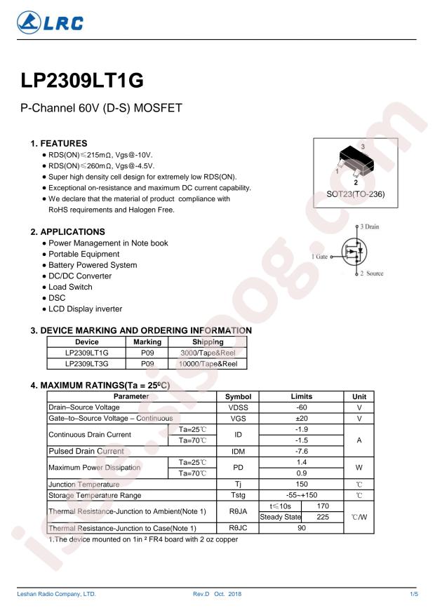 LP2309LT1G