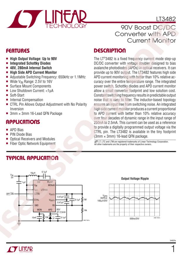 LT3482EUD#TRPBF