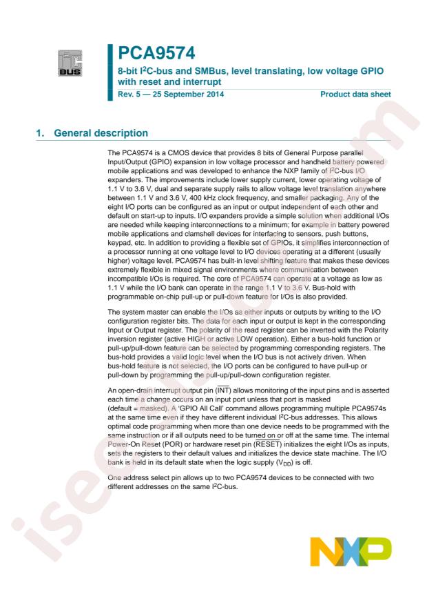 PCA9574PW,118