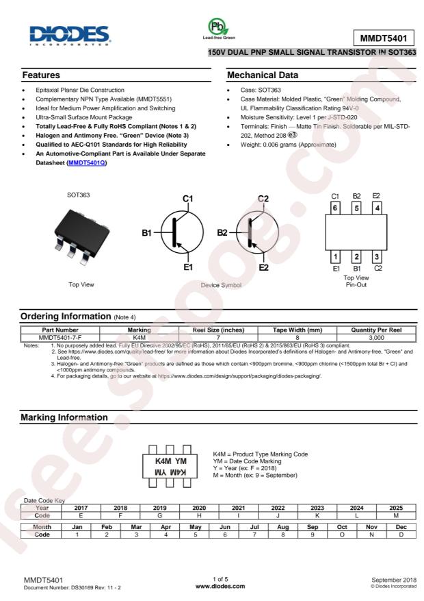 MMDT5401-7-F