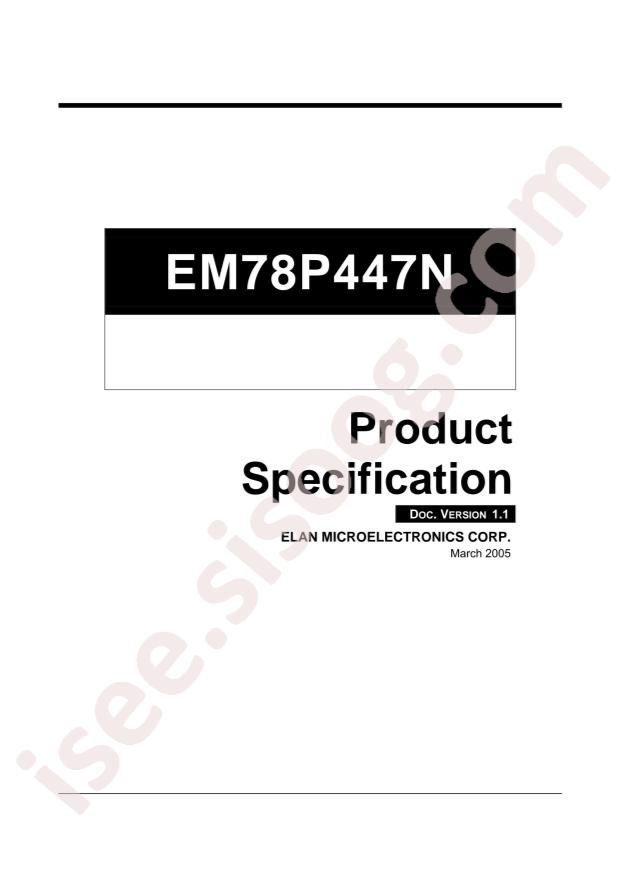 EM78P447NAM