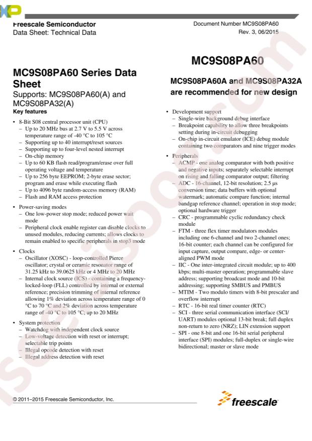 MC9S08PA60VLH