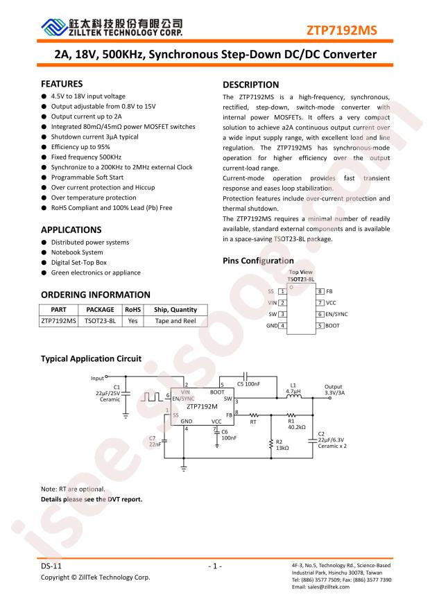 ZTP7192MS