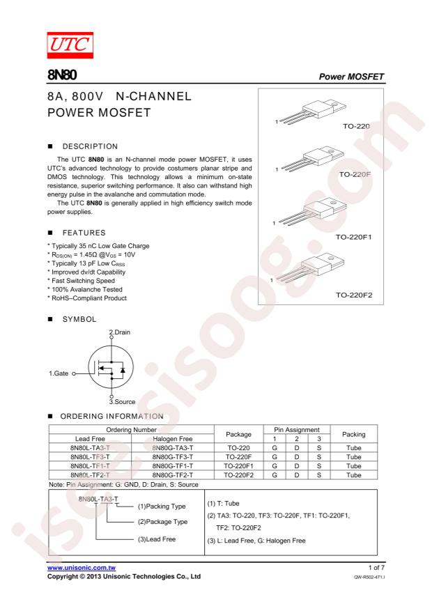 8N80L-TF1-T