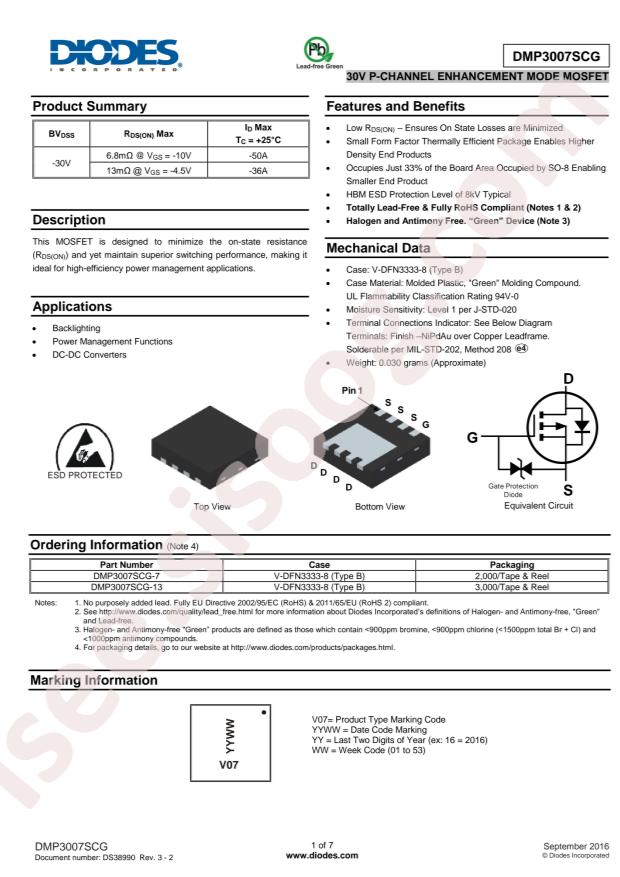 DMP3007SCG-7