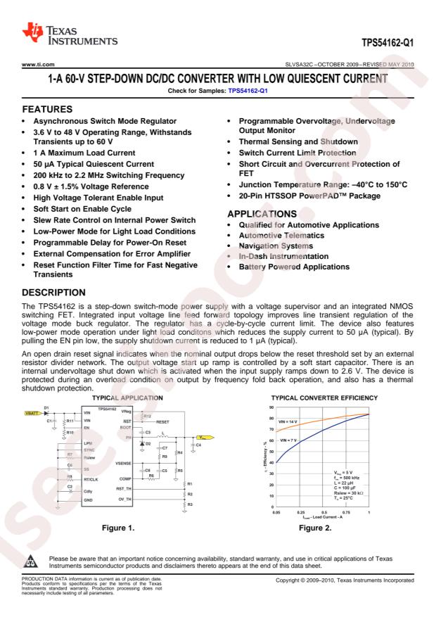TPS54162QPWPRQ1