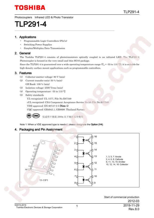 TLP291-4(TP,E)