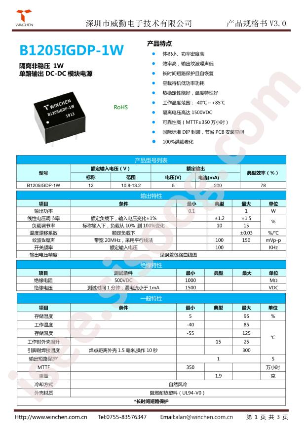 B1205IGDP-1W