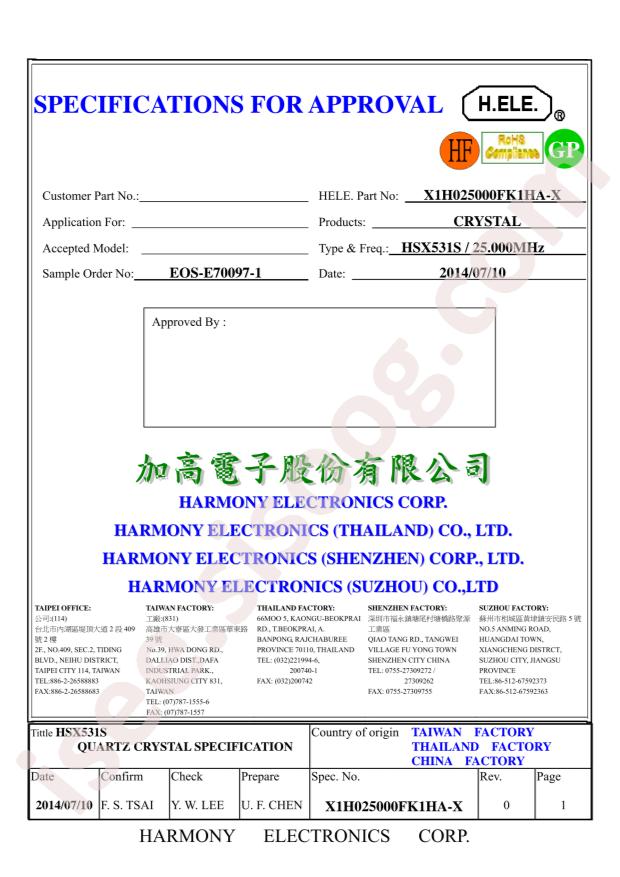 X1H025000FK1HA-X